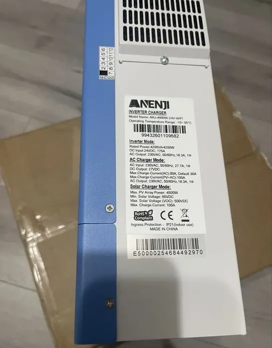 Інвертор Anenji 4кВт wifi ANJ-4000W-24V-WiFi 3