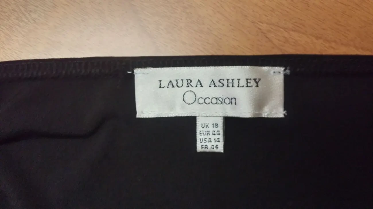 Відкрите чорне плаття лаура ешлі laura ashley 48-50 4