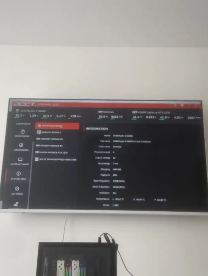 Продам пк r5600x 32gb ram nvme 256gb b550mk azza750w case 1stplayer 2