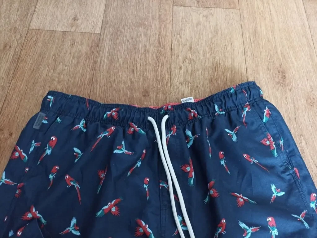 Marks Spencer Шорты мужские с плавками т синие в принт L на 50 7