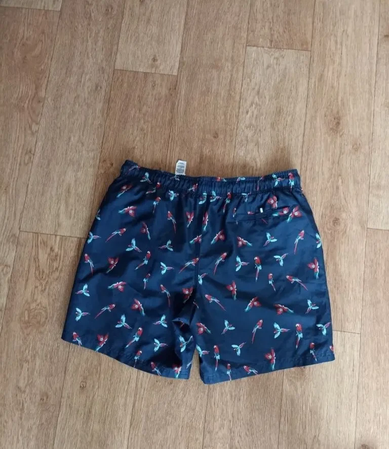 Marks Spencer Шорты мужские с плавками т синие в принт L на 50 4