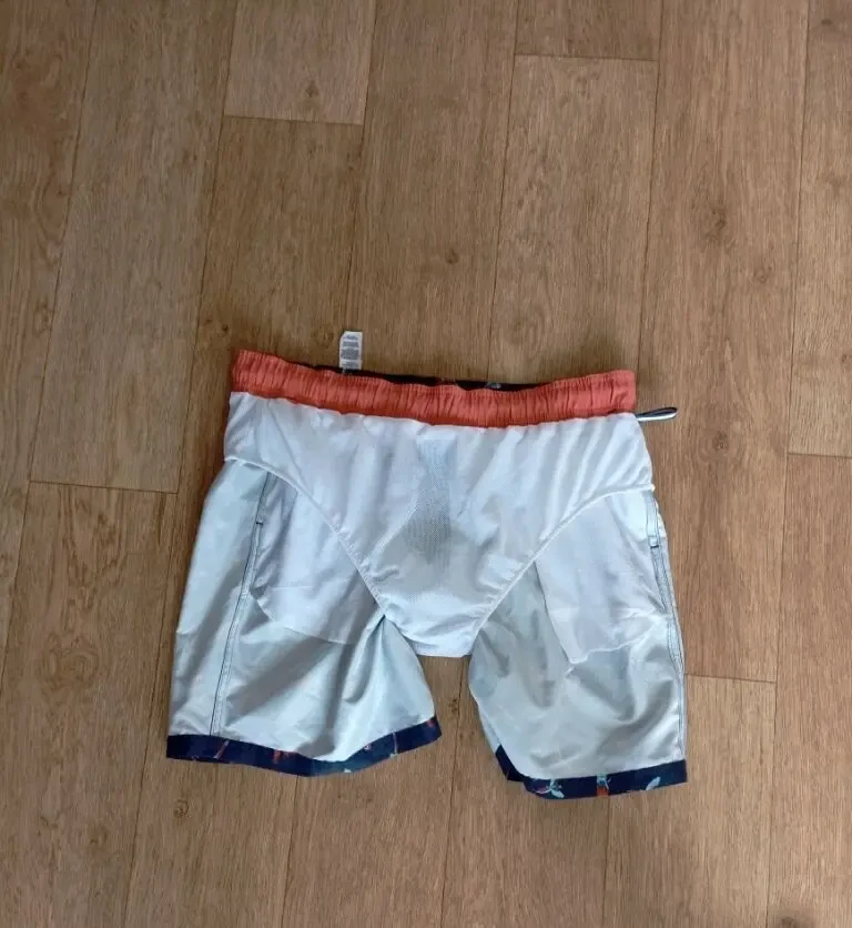 Marks Spencer Шорты мужские с плавками т синие в принт L на 50 5