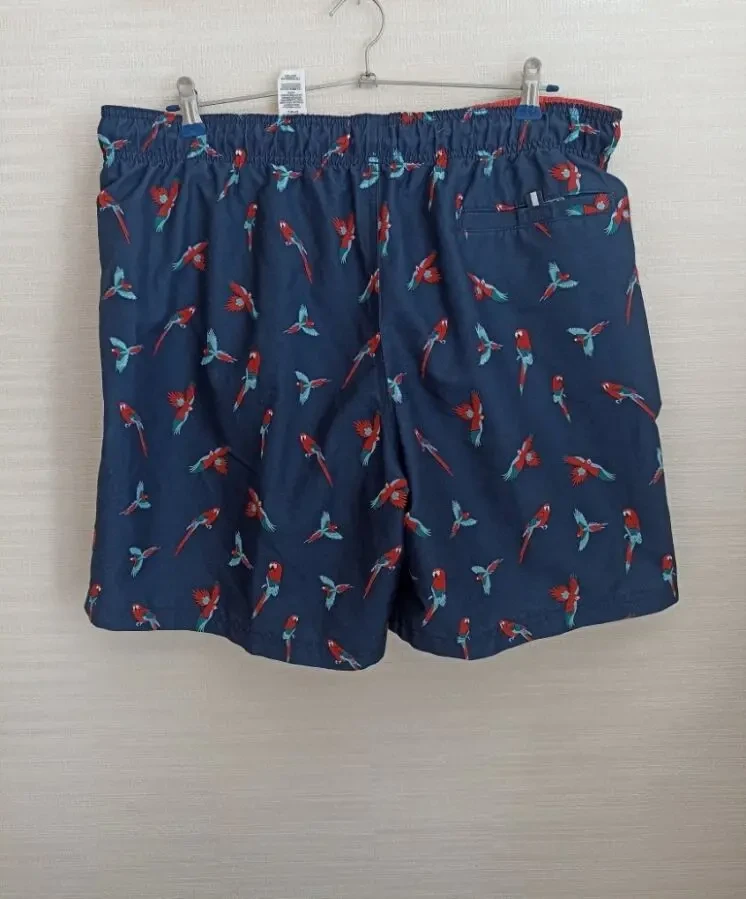 Marks Spencer Шорты мужские с плавками т синие в принт L на 50 3