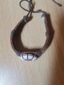 Стильний шкіряний браслет в етно-стилі (Unisex)