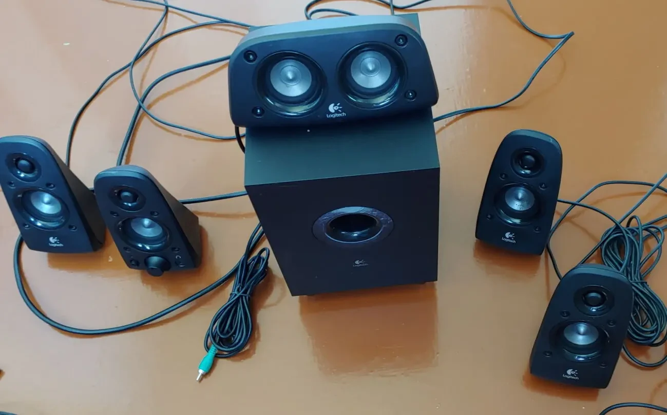 Акустика для ПК logitech z506 5.1 Аудіо колонки обємний звук 2