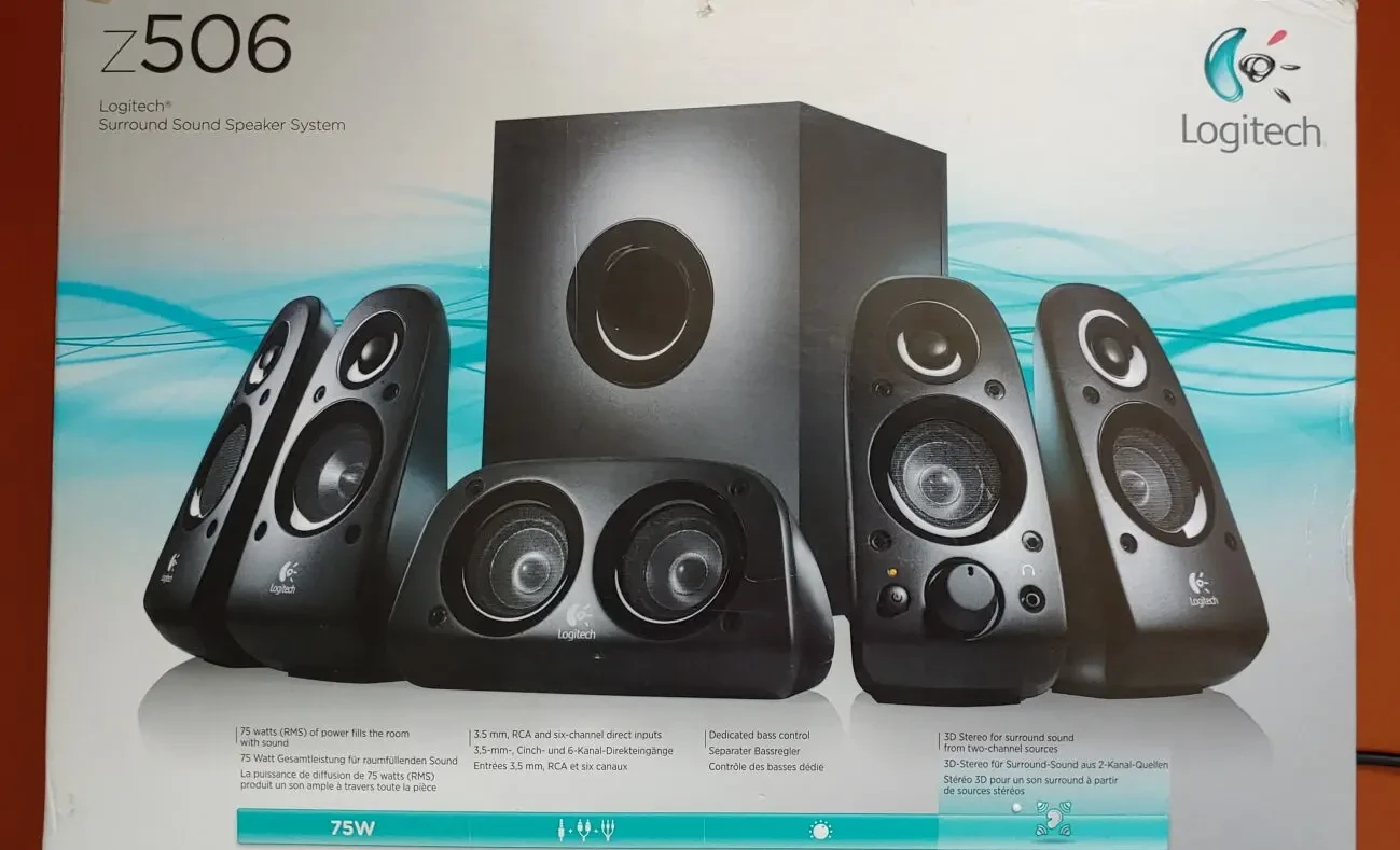 Акустика для ПК logitech z506 5.1 Аудіо колонки обємний звук