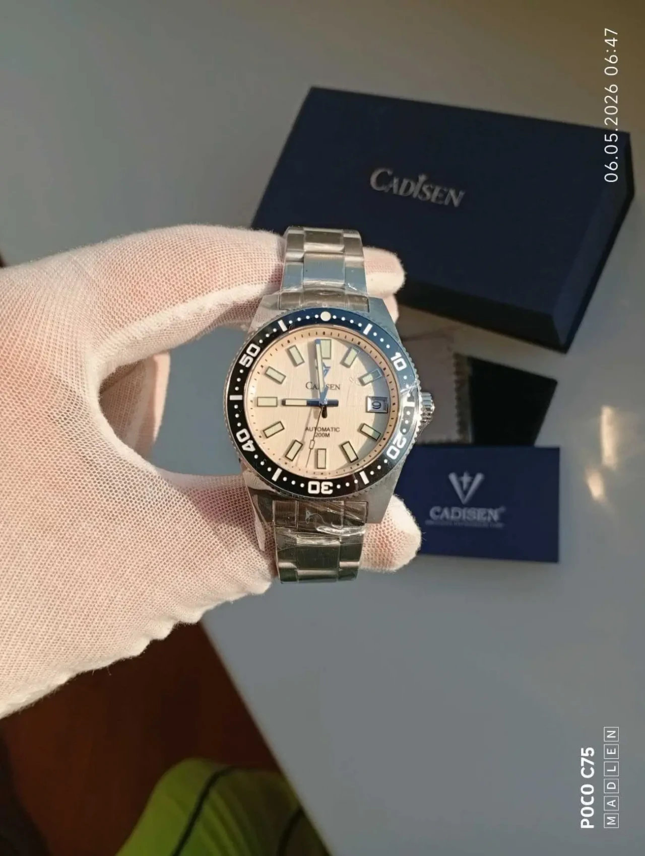 Мужские механические наручные часы Cadisen С8207М автозавод