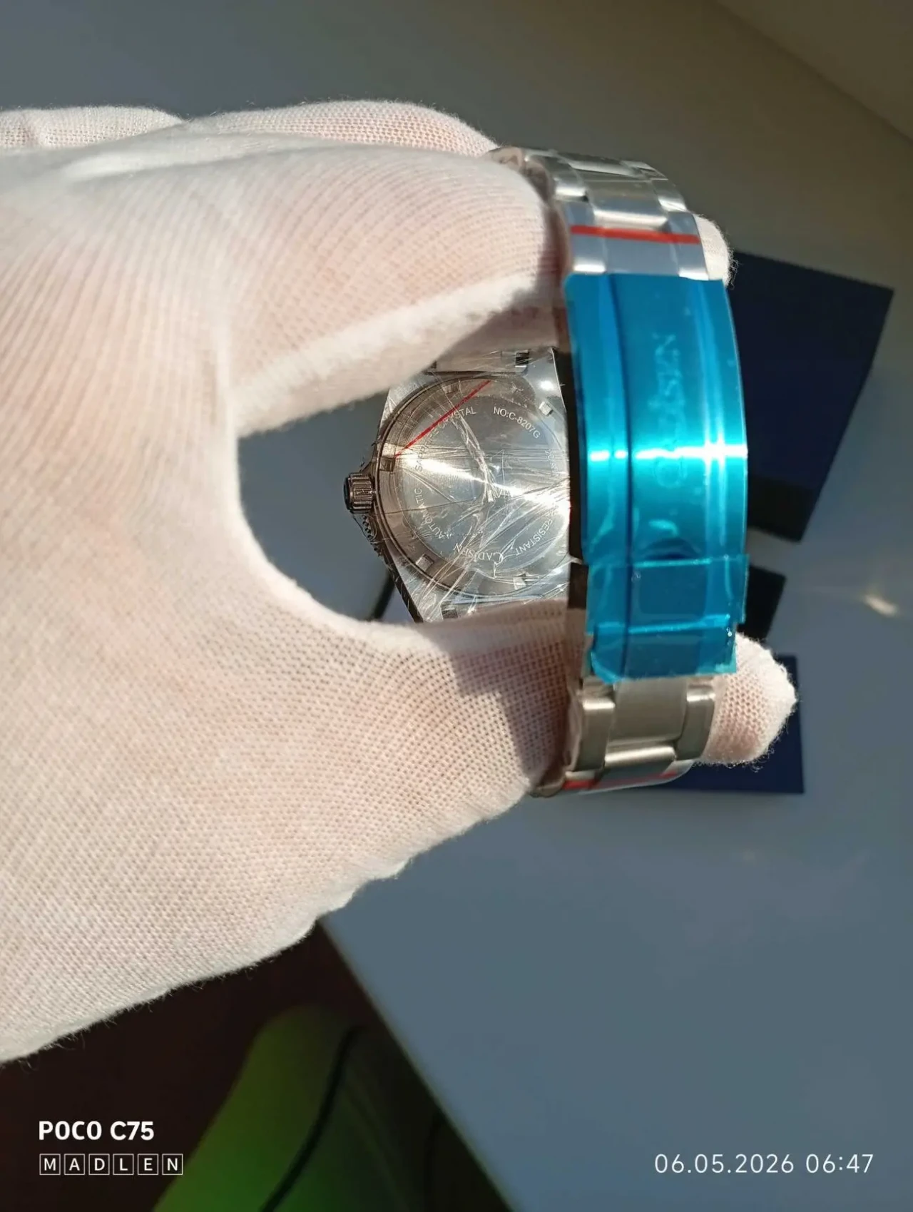 Мужские механические наручные часы Cadisen С8207М автозавод 5