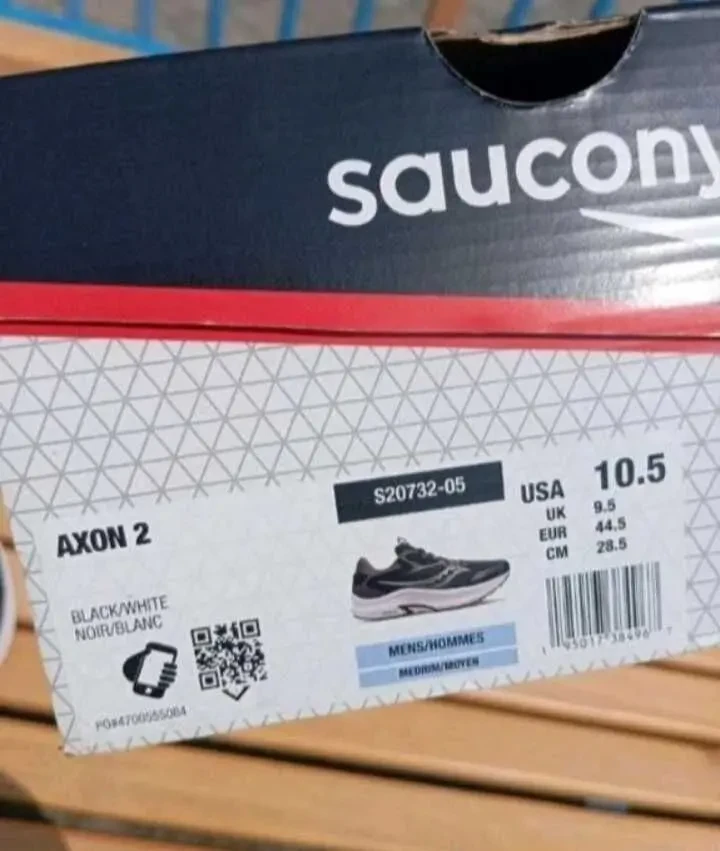 Мужские кроссовки saucony axon 2 стелька 28.5 см 8