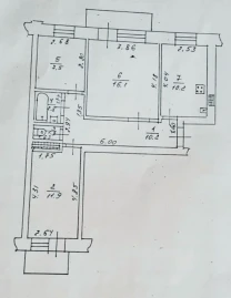 Продам 3-х ком. ЖК Молодежный. Вильямса. Дом кирпичный.