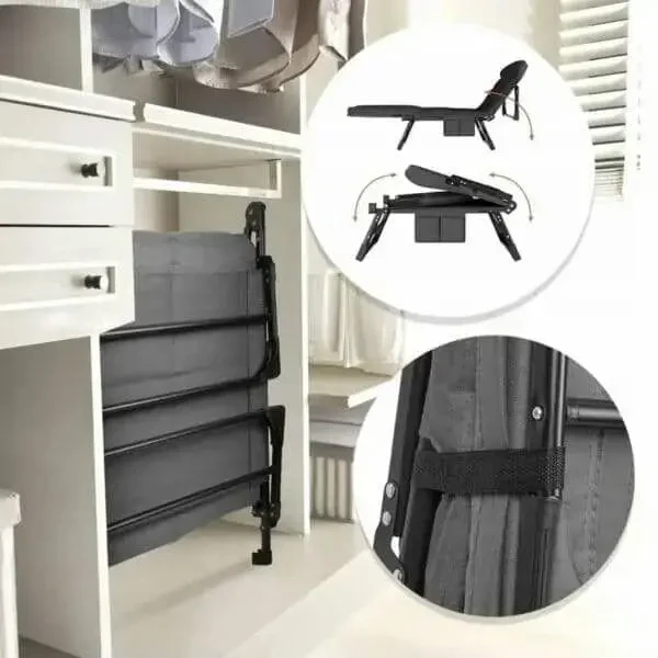 Туристичний розкладний шезлонг з металевим каркасом 180х56х30см, 4,5кг 3
