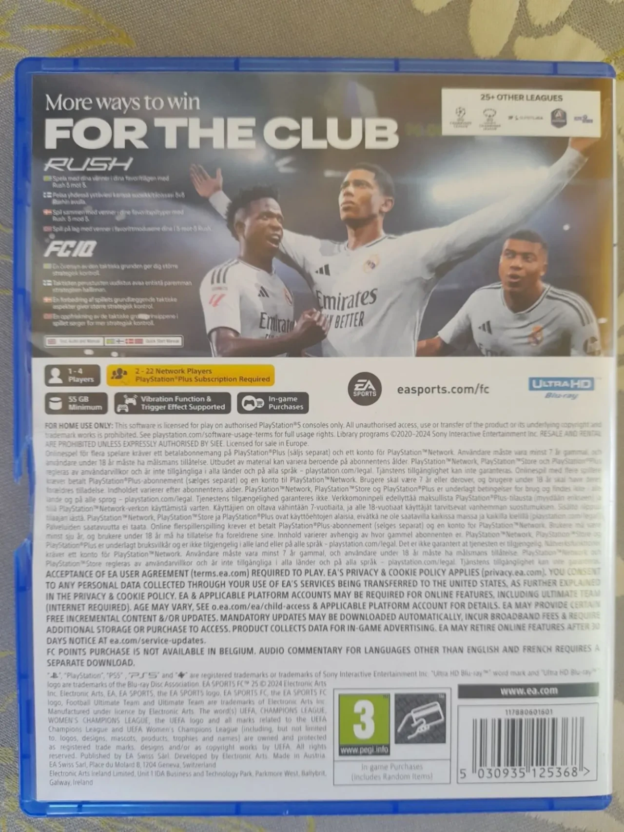 Игра на ps - 5 плейстейшн 5 FIFA 2025 новая футбол 2