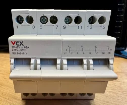 Перекидний рубильник для генератора VCX SF46 , перемикач резерву
