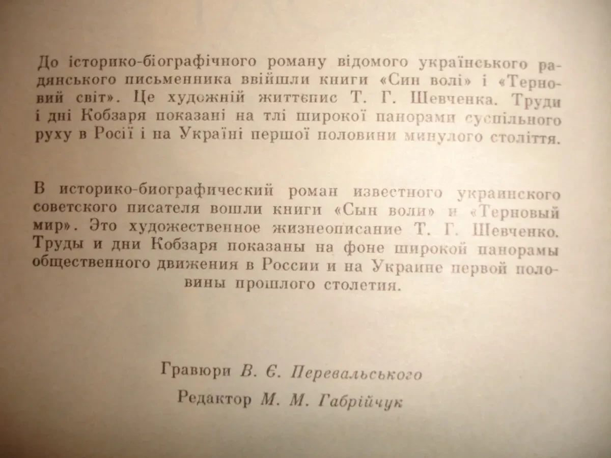 ШЕВЧУК Василь. СИН ВОЛІ. Роман у 2-х кн. Київ. 1989, 715 с. НОВА книга 5