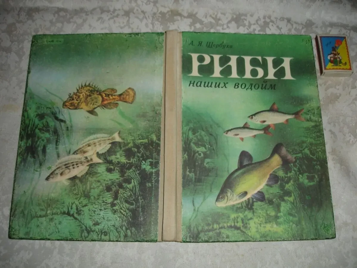 ЩЕРБУХА Анатолій. РИБИ НАШИХ ВОДОЙМ.Київ. 1987, 159 с. іл.