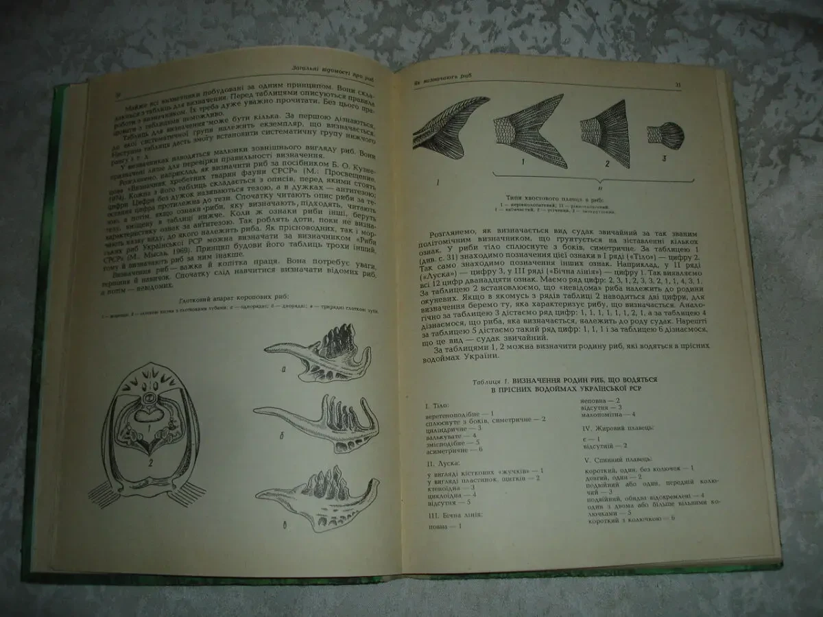ЩЕРБУХА Анатолій. РИБИ НАШИХ ВОДОЙМ.Київ. 1987, 159 с. іл. 5