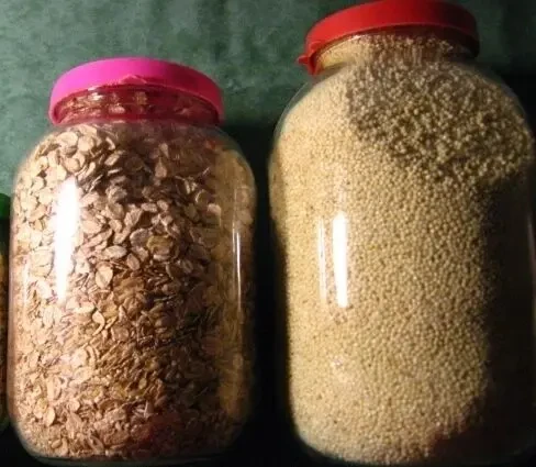Крупа каша кукурузная 1 кг, хлопья ржаные 1 л, пшено 2 л набор 2