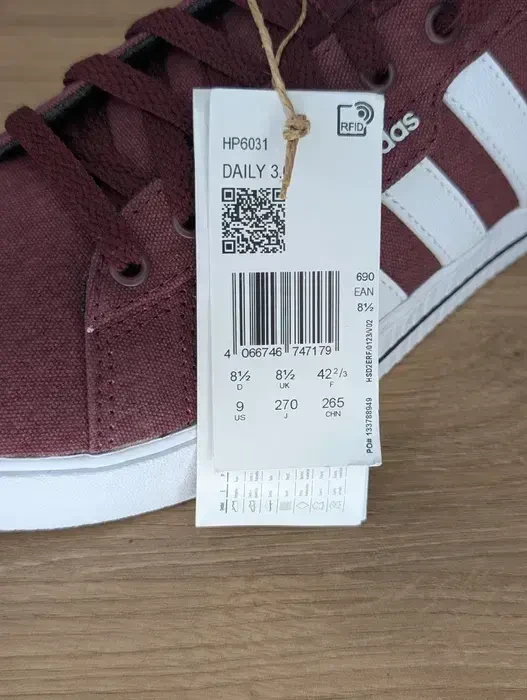 Чоловічі кеди Adidas Daily 3.0 (Оригінал) НОВІ розмір 42.5 8