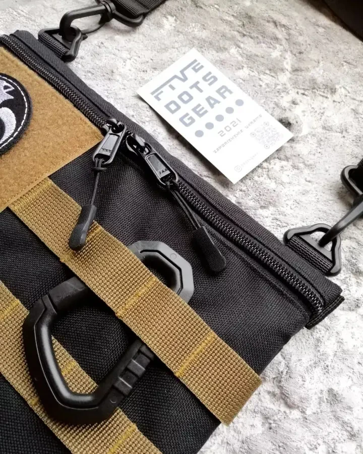 Сумка через плече cordura з велкро полем для патчів липучкой ш 8