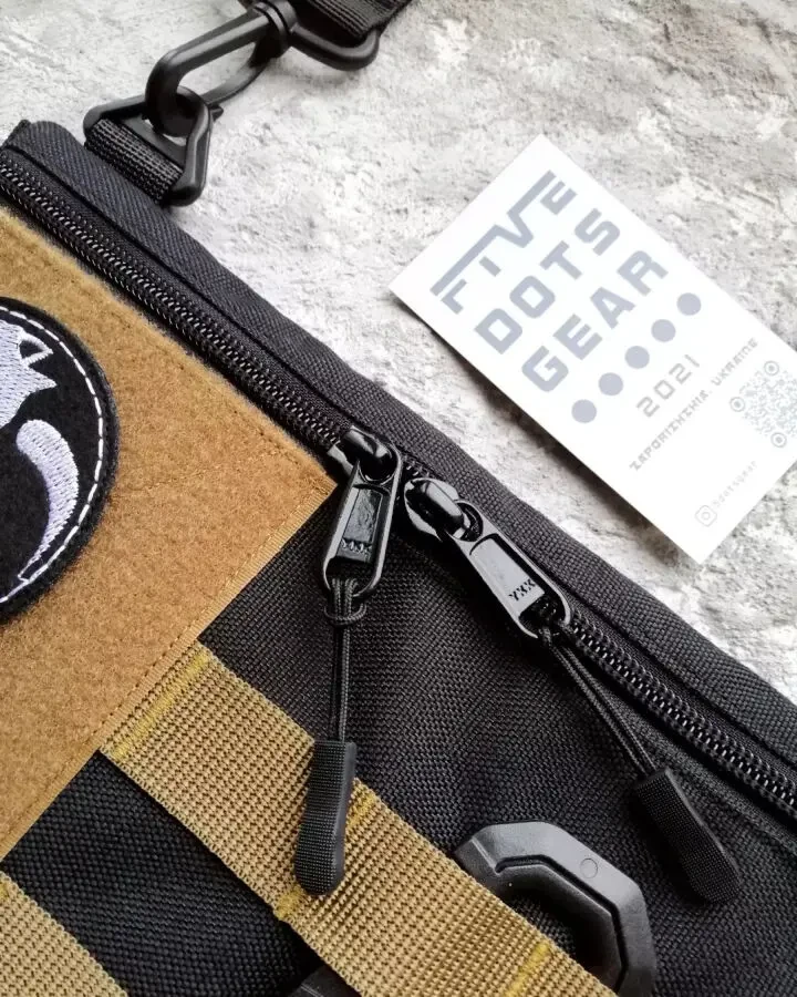 Сумка через плече cordura з велкро полем для патчів липучкой ш 5