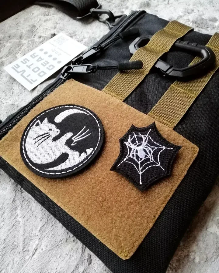 Сумка через плече cordura з велкро полем для патчів липучкой ш 6