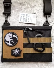Сумка через плече cordura з велкро полем для патчів липучкой ш