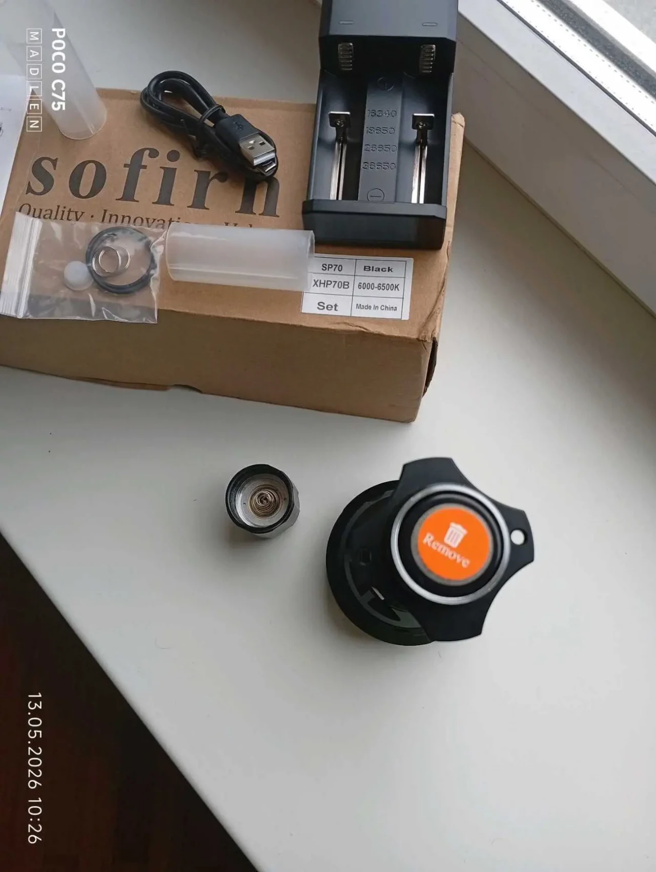 Sofirn SP70 5500LM XHP70.2, повна комплектація (2 акумулятори 26650) 4