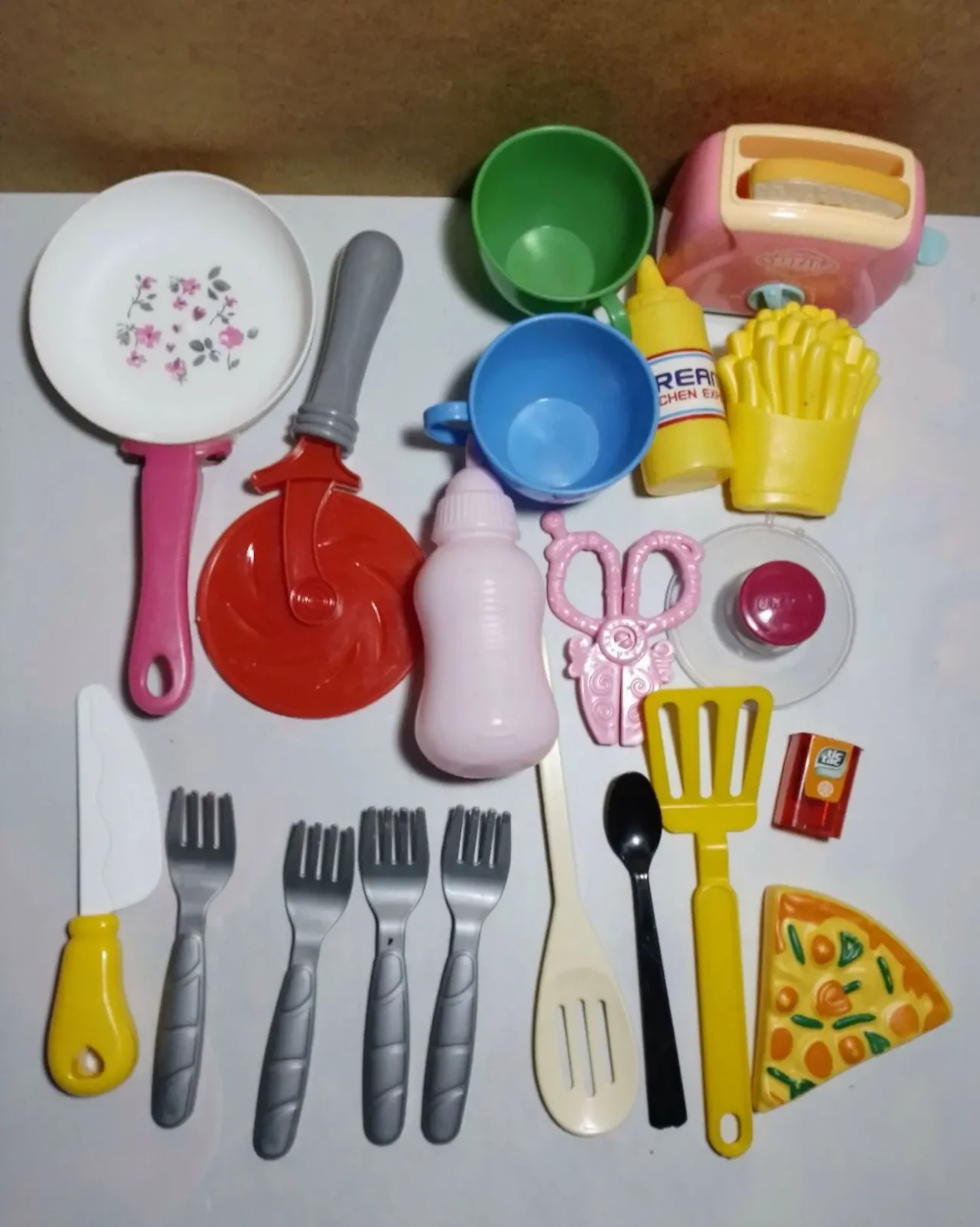 Игрушки посудка продукты кухня, строительный инструмент, пластик 36 шт 3