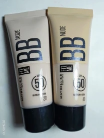 Тональный Bb крем вв 30 мл Spf 50 Maybelline 20, 40 тон, основа