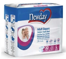 Підгузки для дорослих Newday Adult Diapers Large 6 крапель 100-150 см