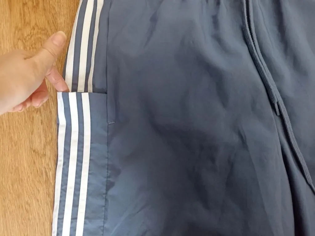 Adidas оригинал Шорты мужские плащевка с плавками с лампасами 5