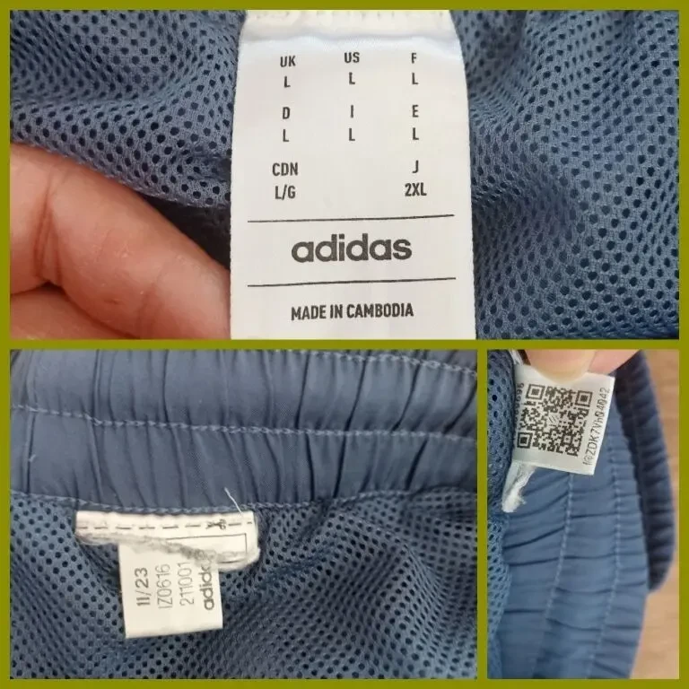 Adidas оригинал Шорты мужские плащевка с плавками с лампасами 10