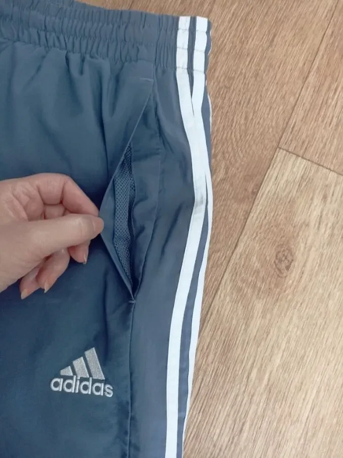 Adidas оригинал Шорты мужские плащевка с плавками с лампасами 6