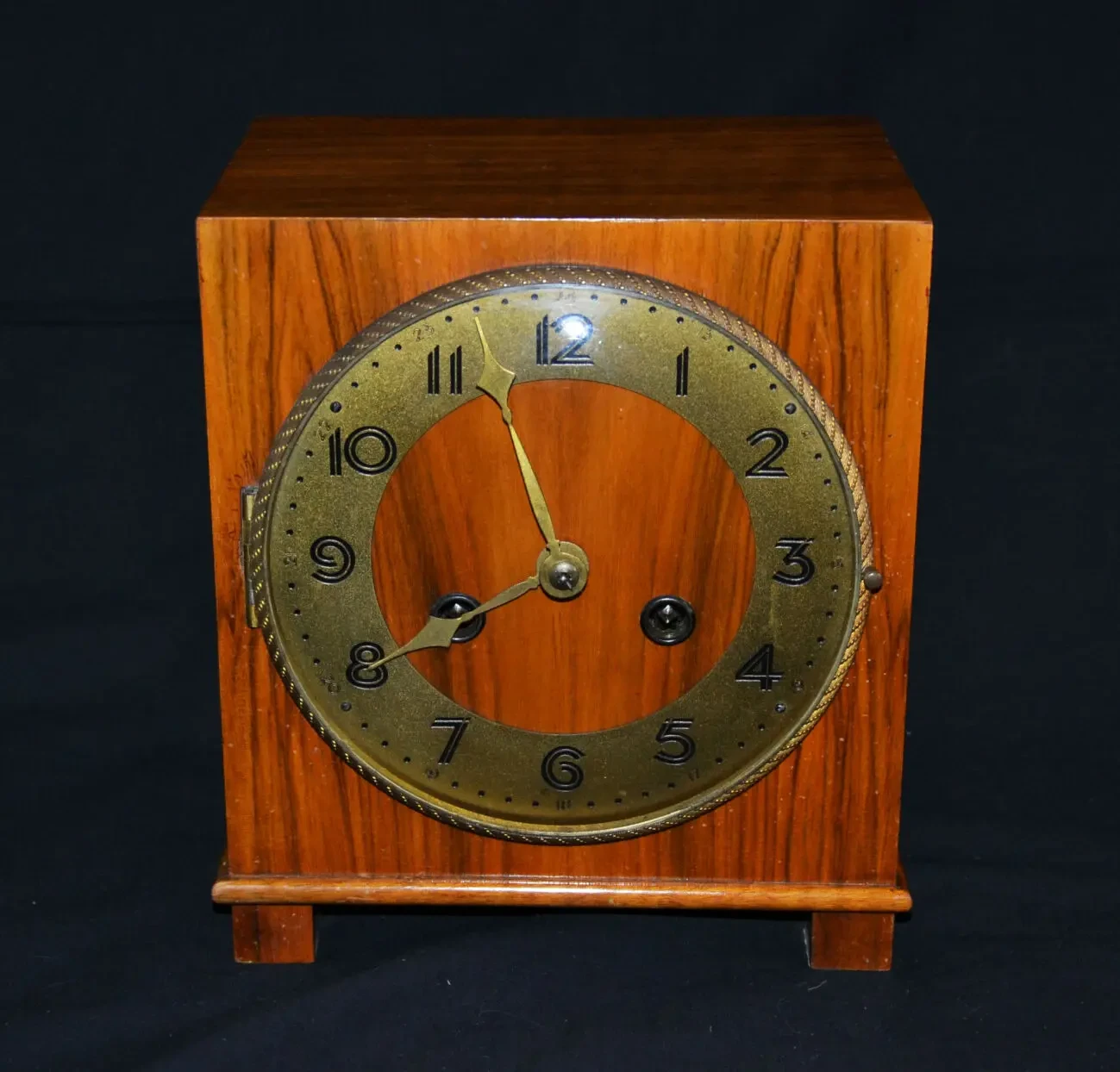 Антикварные немецкие каминные часы Kienzle 5