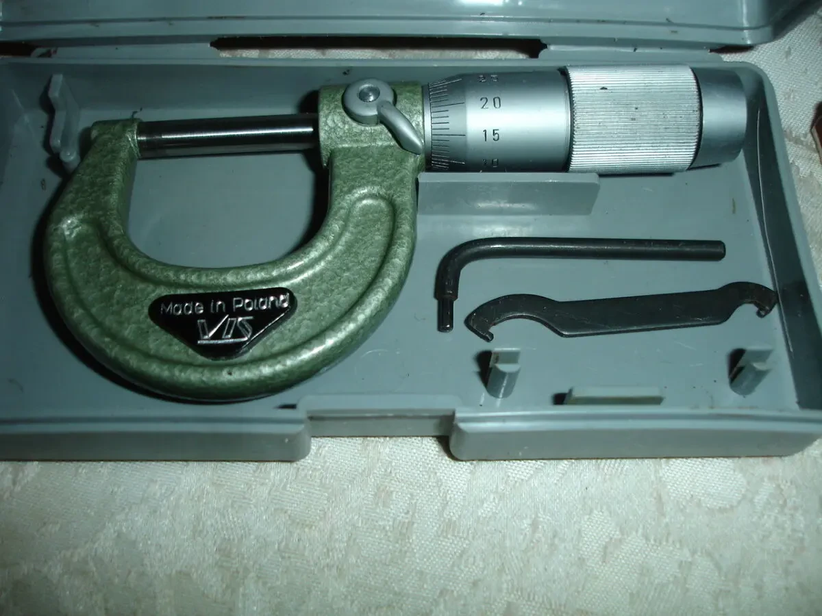 МІКРОМЕТР 0-25 мм бренду VIS. 0,01 мм. НОВИЙ. Made in Poland. 7