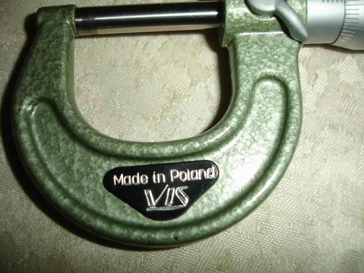 МІКРОМЕТР 0-25 мм бренду VIS. 0,01 мм. НОВИЙ. Made in Poland. 9