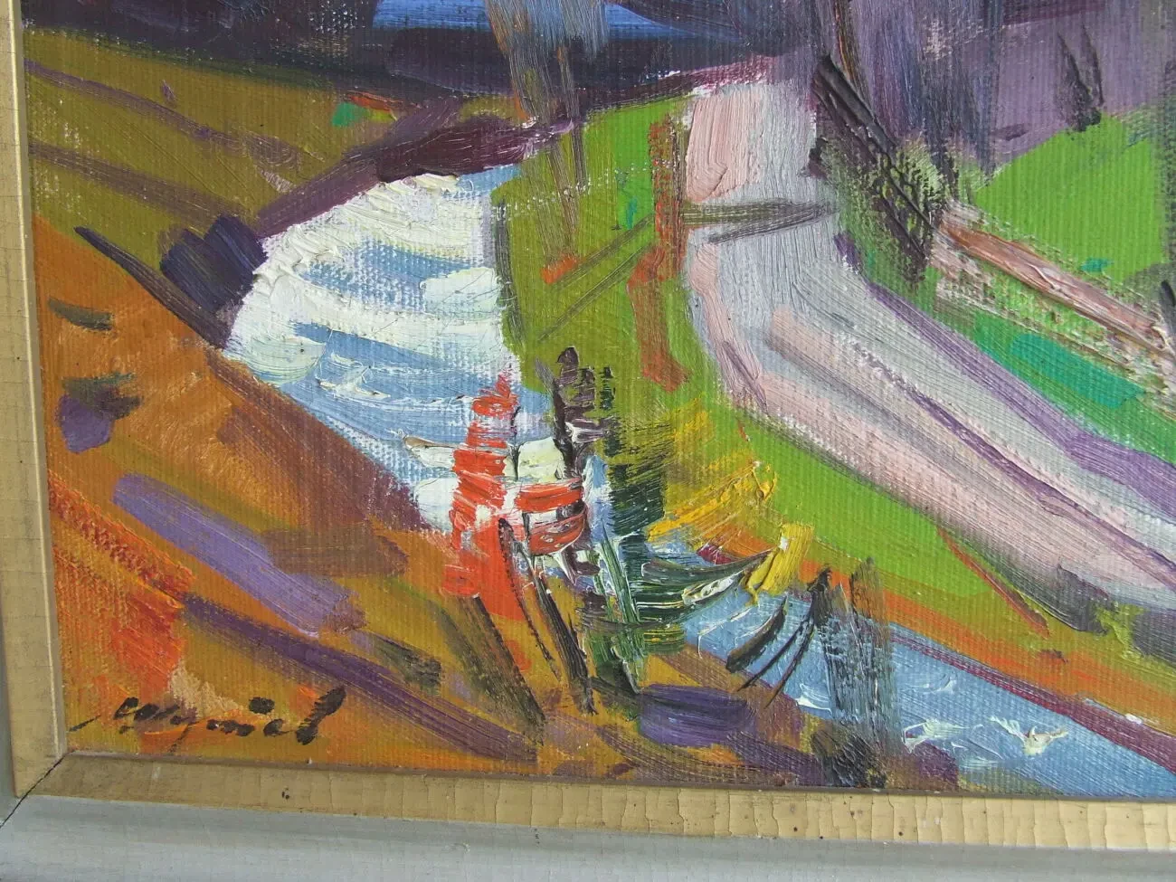 Нар.худ.Укр.Закарпатская школа. Шутєв І. п.о. роз. 65 х 50 см. 1980 р 5