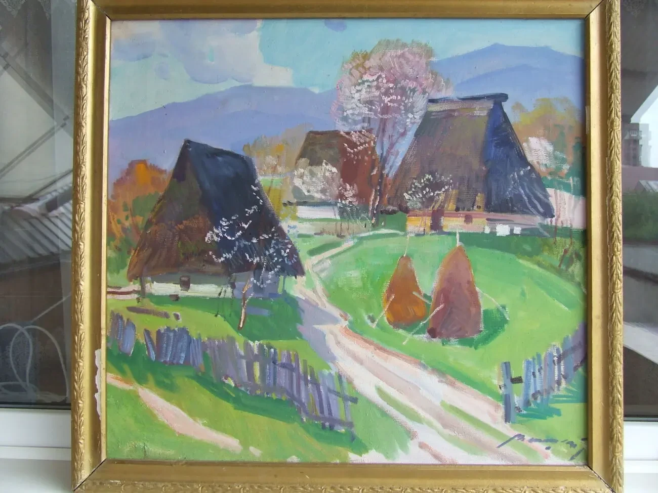 Нар.худ.Укр.Закарпатська школа. Кашшай А. п.о. роз. 70 х 65см. 1970 р 6