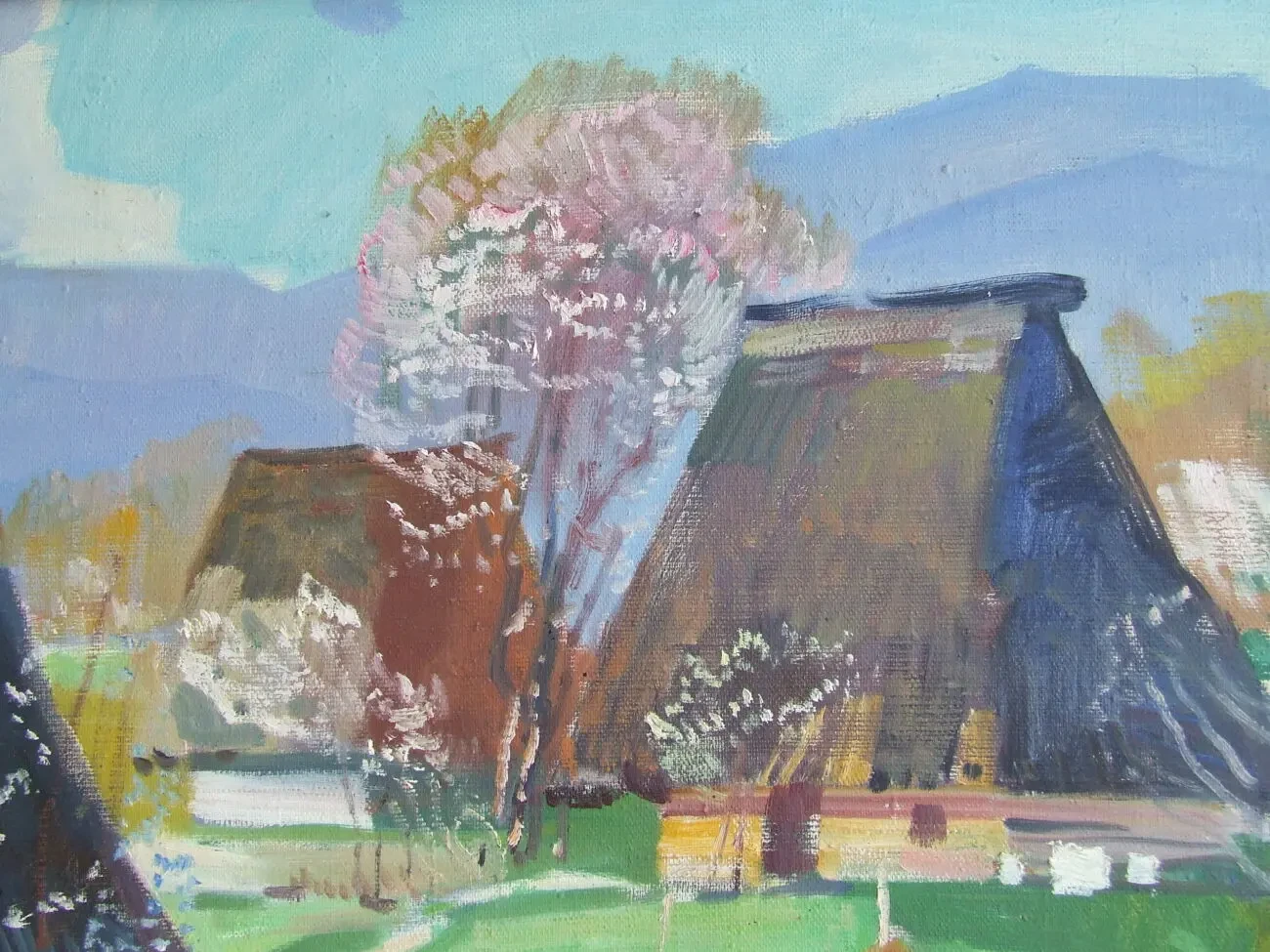 Нар.худ.Укр.Закарпатська школа. Кашшай А. п.о. роз. 70 х 65см. 1970 р 5