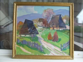 Нар.худ.Укр.Закарпатська школа. Кашшай А. п.о. роз. 70 х 65см. 1970 р