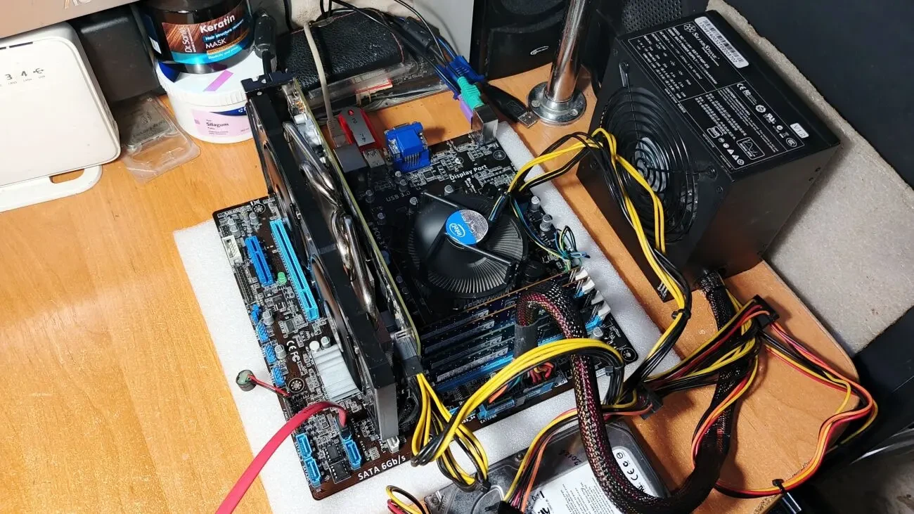 Игровой комплект ASUS P8B75-M+I5 3470+16Gb+XFX R9 380X 4Gb+БП 400w
