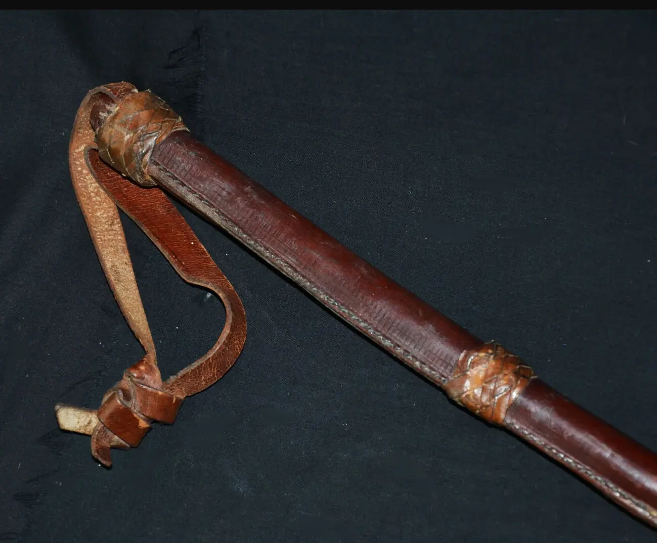 Старинный военный хлыст (swagger stick) 3