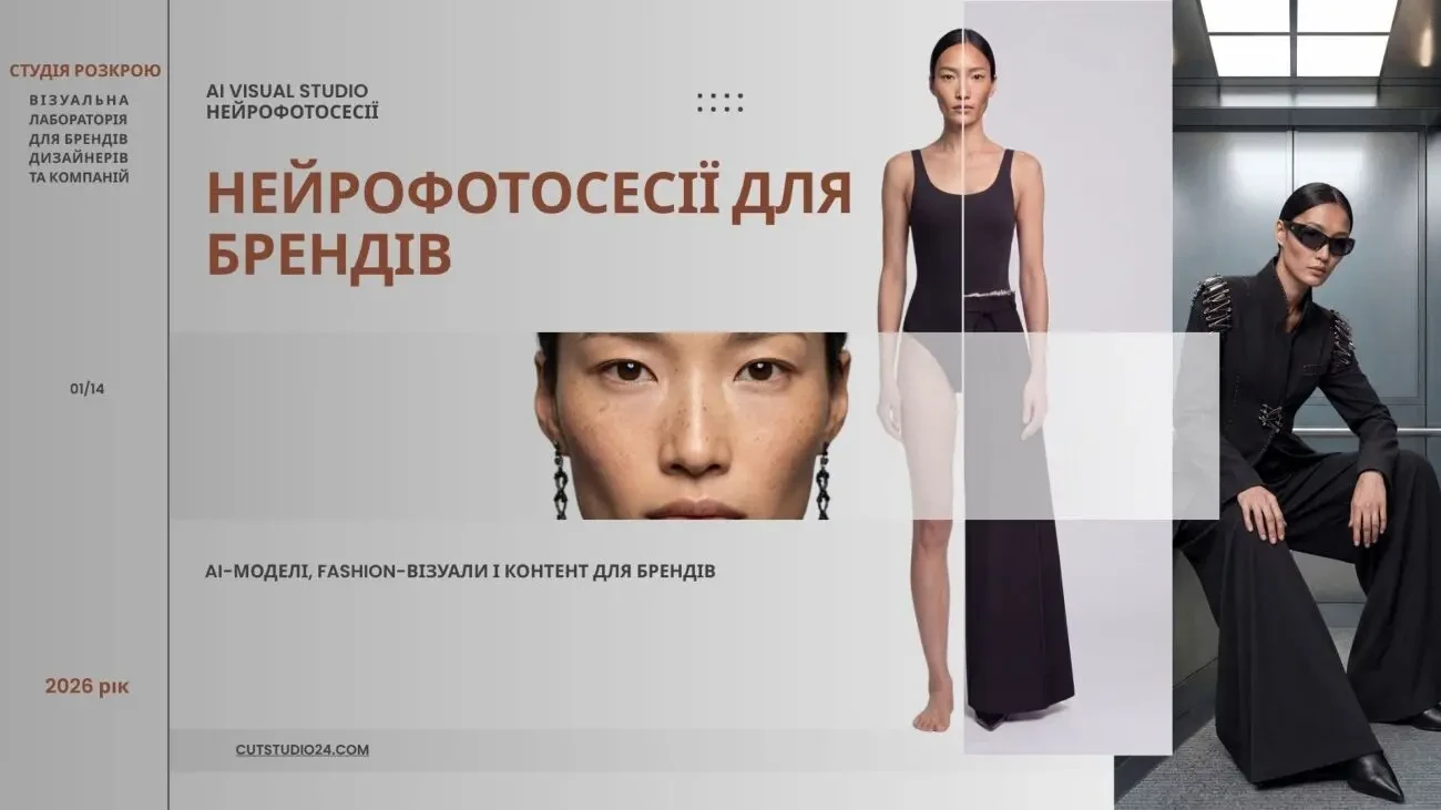 Нейрофотосесії для брендів одягу від Студії Розкрою