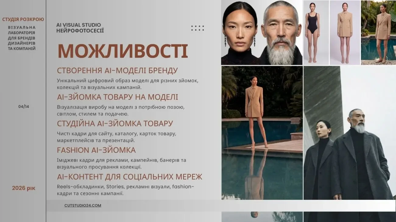 Нейрофотосесії для брендів одягу від Студії Розкрою 3