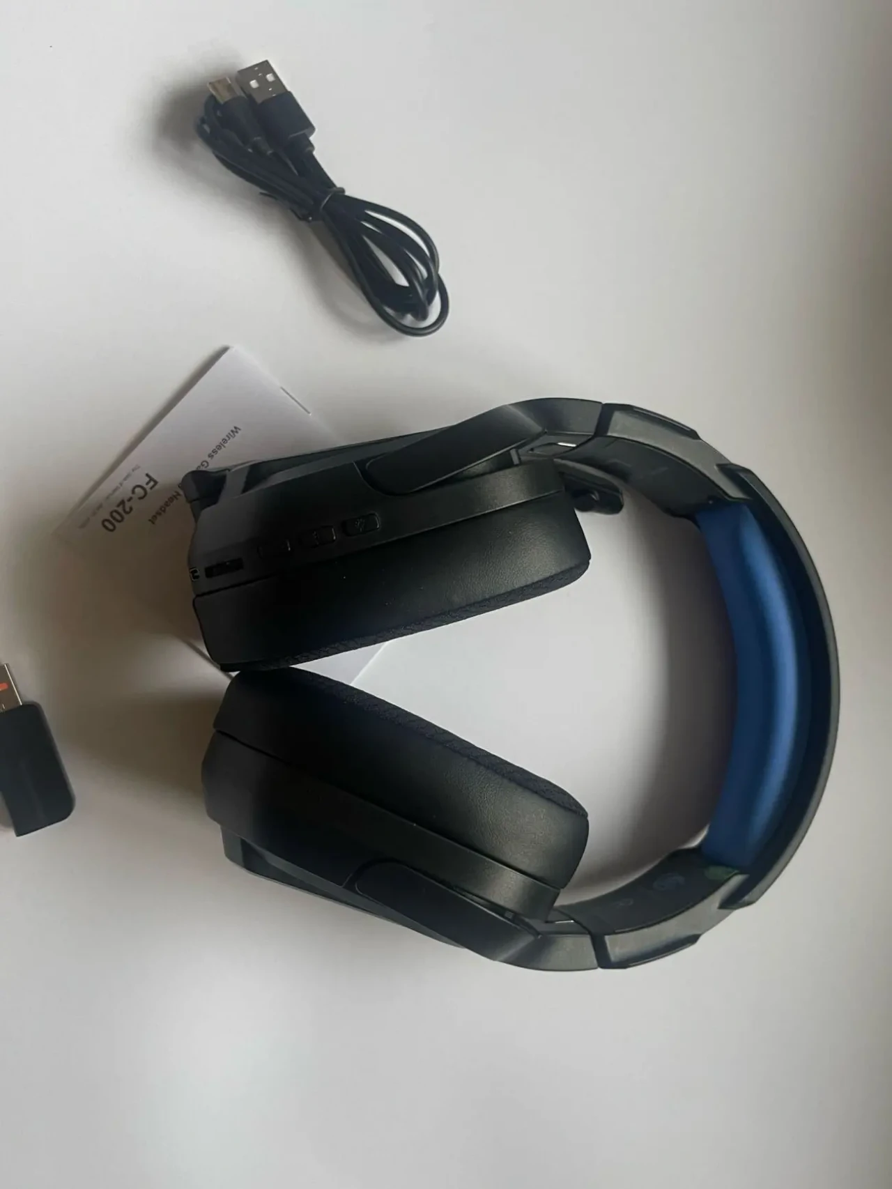 безпровідні Ігрові навушники Fachixy FC-200 з RGB підсвічуванням 10