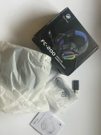 безпровідні Ігрові навушники Fachixy FC-200 з RGB підсвічуванням