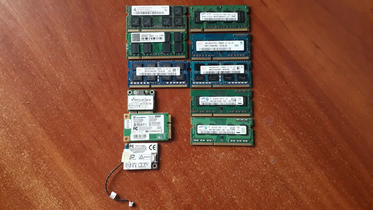 Модули памяти DDR2 DDR3 для ноутбука 6