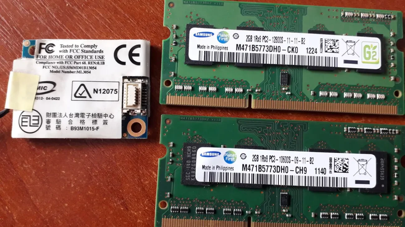 Модули памяти DDR2 DDR3 для ноутбука 2