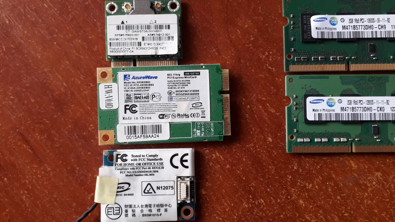 Модули памяти DDR2 DDR3 для ноутбука 3