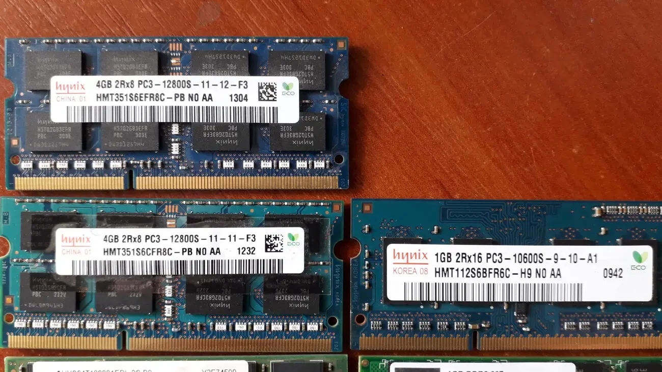 Модули памяти DDR2 DDR3 для ноутбука 6